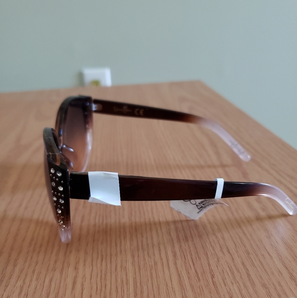 ❗SOLD❗NWT Jessica Simpson Cat-eye sunglasses gradient blue to pink UV protect - Picture 4 of 8